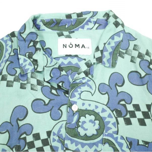 NOMA t.d. ノーマティーディー Paisley Summer Shirt ペイズリーサマーシャツ N25-SH03 3 ターコイズブルー オープンカラー アロハ 開襟 |  | 04