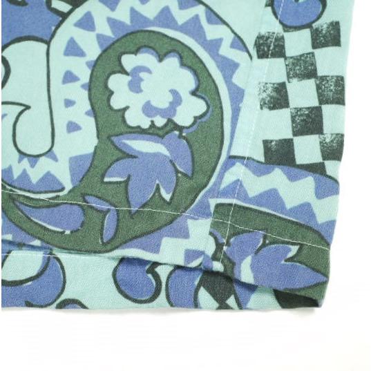 NOMA t.d. ノーマティーディー Paisley Summer Shirt ペイズリーサマーシャツ N25-SH03 3 ターコイズブルー オープンカラー アロハ 開襟 |  | 06