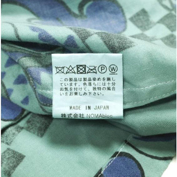 NOMA t.d. ノーマティーディー Paisley Summer Shirt ペイズリーサマーシャツ N25-SH03 3 ターコイズブルー オープンカラー アロハ 開襟 |  | 07