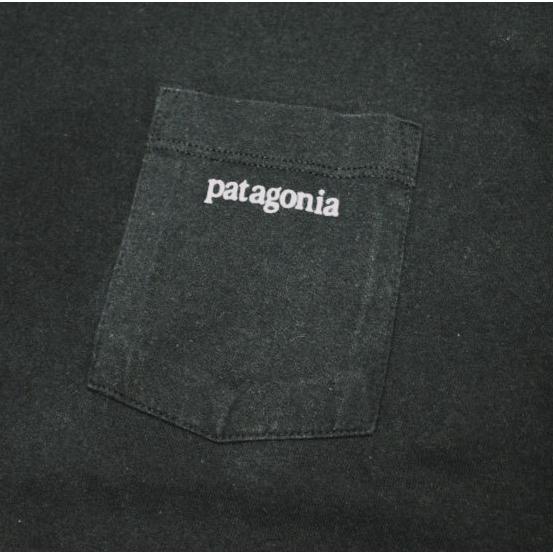 PATAGONIA パタゴニア 19SS Men's Line Logo Ridge Pocket Responsibili-Tee メンズラインロゴリッジポケットTシャツ 38441 M BLACK |  | 04