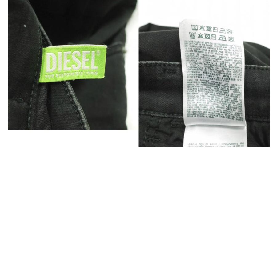 DIESEL ディーゼル SLANDY-HIGH スーパースキニーハイウエストデニムパンツ 24 BLACK ジップフライ ジーンズ ボトムス g23784 |  | 09