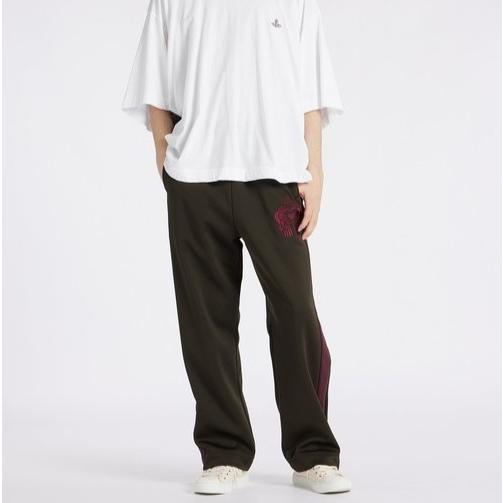 Vivienne Westwood MAN ヴィヴィアンウエストウッドマン 日本製 TWIN EAGLES トラックパンツ 249046 3320 48 OLIVE/BURGUNDY ジャージー |  | 02