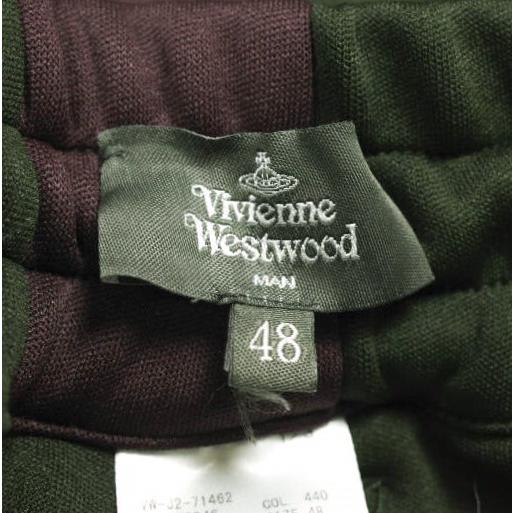 Vivienne Westwood MAN ヴィヴィアンウエストウッドマン 日本製 TWIN EAGLES トラックパンツ 249046 3320 48 OLIVE/BURGUNDY ジャージー |  | 06
