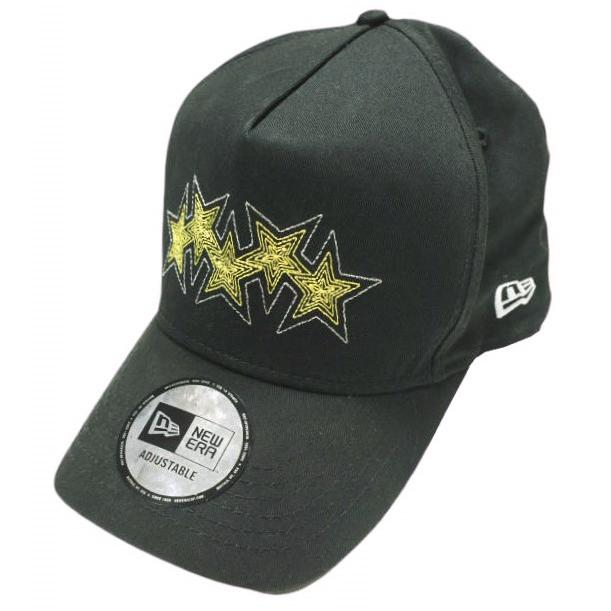 Cody Sanderson x NEW ERA コディサンダーソン ニューエラ 別注 9FORTYTM D-Frame スター刺繍 5パネルベースボールキャップ BLACK 帽子 | 