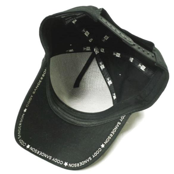 Cody Sanderson x NEW ERA コディサンダーソン ニューエラ 別注 9FORTYTM D-Frame スター刺繍 5パネルベースボールキャップ BLACK 帽子 |  | 08