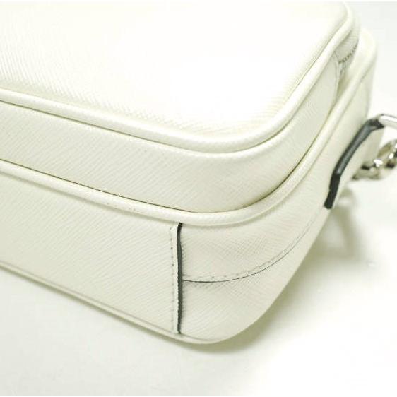 新品 PRADA プラダ イタリア製 サフィアーノレザー ショルダーバッグ 2VH170 WHITE(FOPG7 BIANCO) トライアングルロゴ カバン g23817 |  | 08