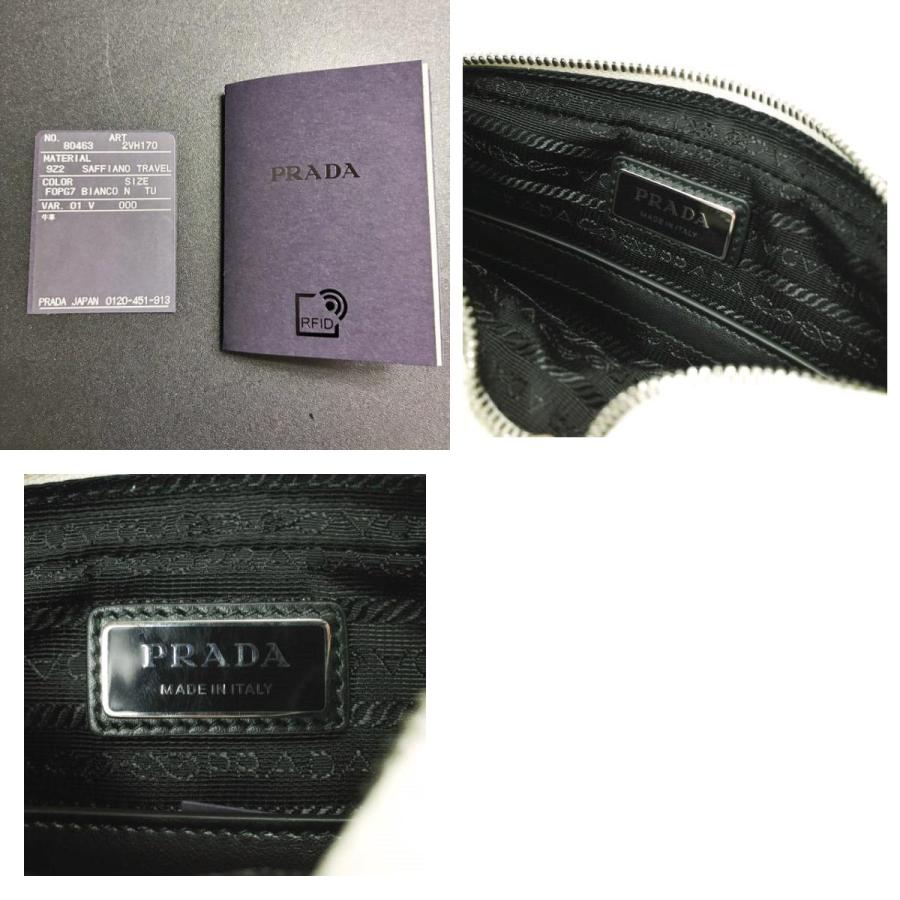 新品 PRADA プラダ イタリア製 サフィアーノレザー ショルダーバッグ 2VH170 WHITE(FOPG7 BIANCO) トライアングルロゴ カバン g23817 |  | 09