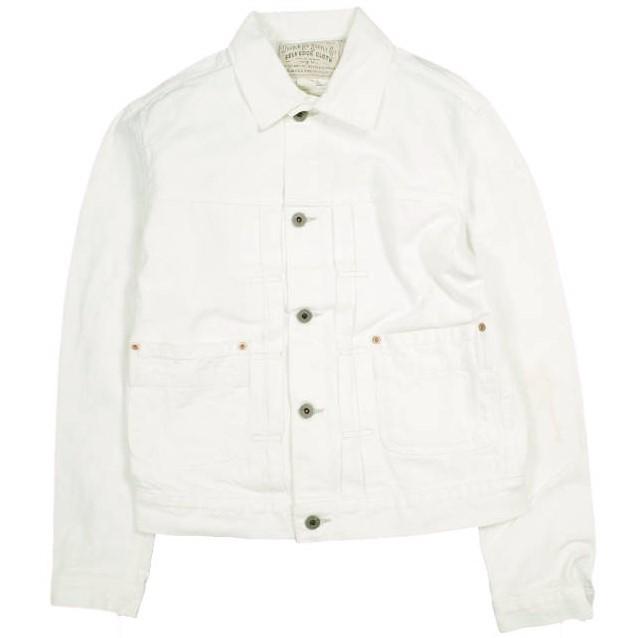 RRL ダブルアールエル LIMITED EDITION セルビッジトラッカージャケット MNRROTW16020153100 XS WHITE Double RL 2nd デニムジャケット | 