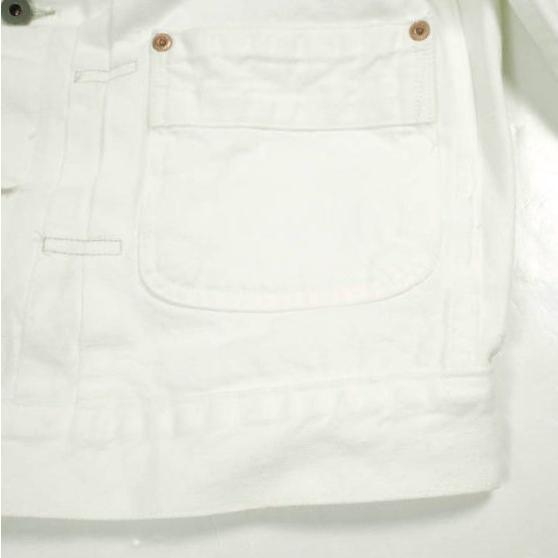 RRL ダブルアールエル LIMITED EDITION セルビッジトラッカージャケット MNRROTW16020153100 XS WHITE Double RL 2nd デニムジャケット |  | 04