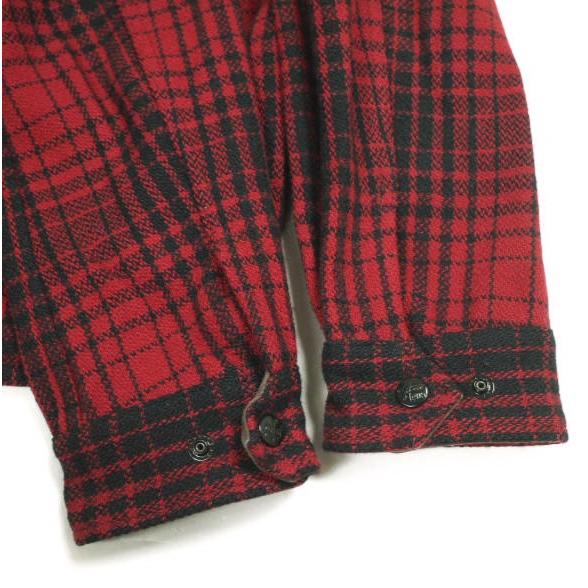 TENDERLOIN テンダーロイン 日本製 11AW T-BEAR WOOL JKT  チェック ベアウールジャケット S RED/BLACK アウター TENDERLOIN テンダーロイン 日本製 11AW T-BEAR WOOL JKT チェック