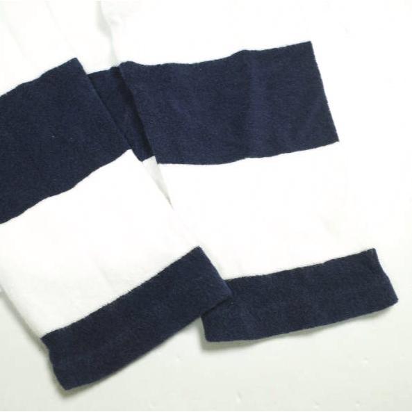 POLO RALPH LAUREN ポロ・ラルフローレン ワイドボーダーパイルロングスリーブポケットTシャツ S XS NAVY/WHITE 長袖 ロゴ刺繍 テリー |  | 05