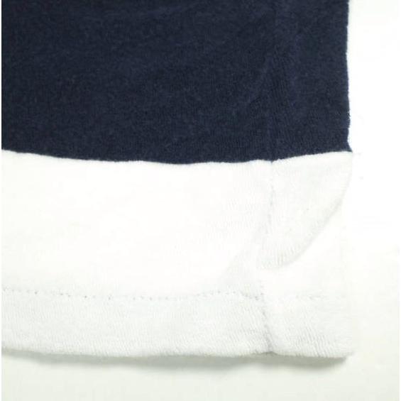 POLO RALPH LAUREN ポロ・ラルフローレン ワイドボーダーパイルロングスリーブポケットTシャツ S XS NAVY/WHITE 長袖 ロゴ刺繍 テリー |  | 07