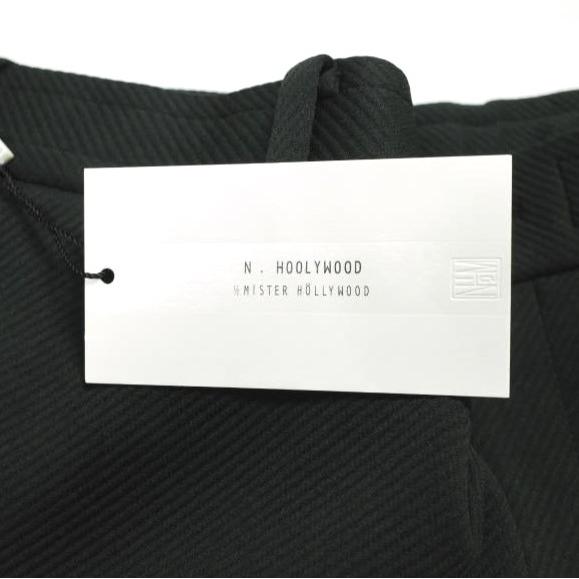 新品 N.HOOLYWOOD ミスターハリウッド コンパイルライン 25AW TAPERED TROUSERS テーパードスラックス 2252-PT21-001 42 BLACK パンツ |  | 03