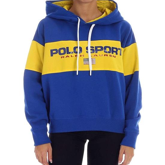 POLO RALPH LAUREN ポロ・ラルフローレン Polo Sport Hoodie ポロスポーツ 裏起毛 スウェットプルオーバーパーカー  S Blue/Yellow g23845 |  | 02