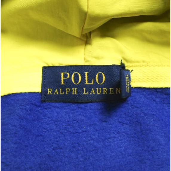 POLO RALPH LAUREN ポロ・ラルフローレン Polo Sport Hoodie ポロスポーツ 裏起毛 スウェットプルオーバーパーカー  S Blue/Yellow g23845 |  | 06
