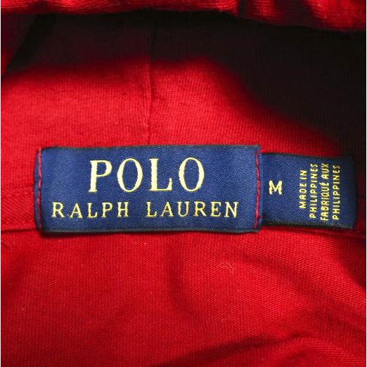 POLO RALPH LAUREN ポロラルフローレン Alpine Racing Ski Polo Bear Hoodie スキーポロベアー プルオーバーフーディ M RED 天竺 パーカー |  | 05