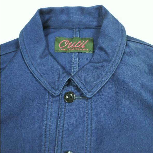 OUTIL ウティ 日本製 インディゴ染め コットンモールスキンカバーオール 1 Indigo ジャケット アウター g23848 |  | 02