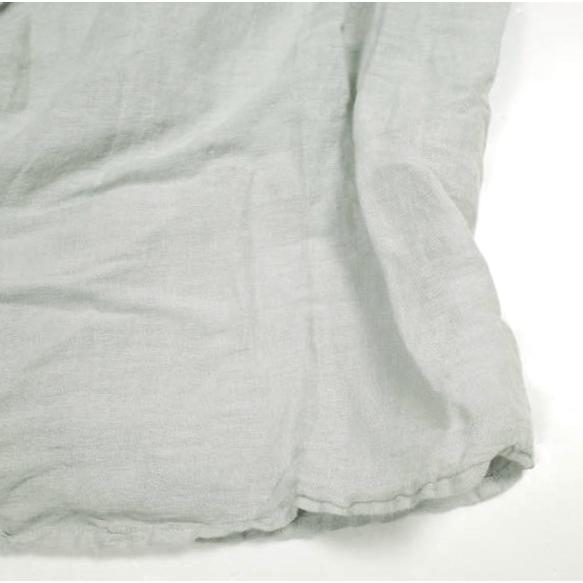 maison de soil メゾンドソイル インド製 コットンリネンギャザースカート 2 グレー ロング イージー ボトムス g23851 |  | 05