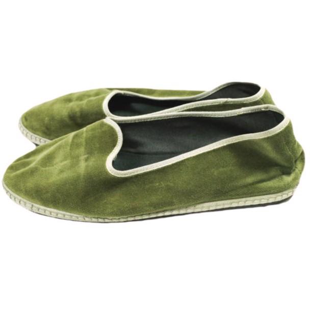 Sciuscia シューシャ イタリア製 TRAGARA ベルベット カンフーシューズ 40(25cm) リーフxフォグ(グリーン) ベロア シューズ g23852 |  | 01
