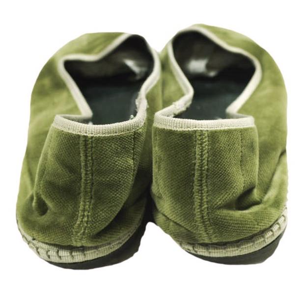 Sciuscia シューシャ イタリア製 TRAGARA ベルベット カンフーシューズ 40(25cm) リーフxフォグ(グリーン) ベロア シューズ g23852 |  | 03