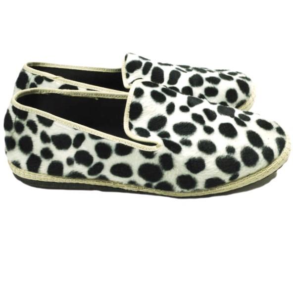 Sciuscia シューシャ イタリア製 TRAGARA DALMATIAN ダルメシアン柄 カンフーシューズ 40(25cm) WHITE/BLACK ベロア シューズ g23853 |  | 02