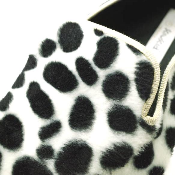 Sciuscia シューシャ イタリア製 TRAGARA DALMATIAN ダルメシアン柄 カンフーシューズ 40(25cm) WHITE/BLACK ベロア シューズ g23853 |  | 05