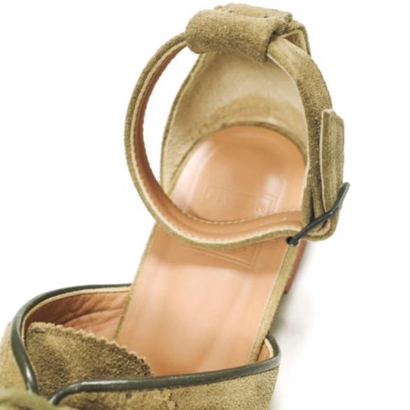 PLUSON SHOE SUPPLY プラソンシューサプライ アンクルストラップ スエードレザーシューズ 37(23.5cm) Brown FOR LADIES 革靴 サンダル |  | 06
