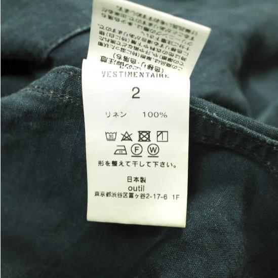 OUTIL ウティ 日本製 MANTEAU PUPILLIN インディゴリネンチェスターコート 2 Black Indigo アウター g23875 |  | 07