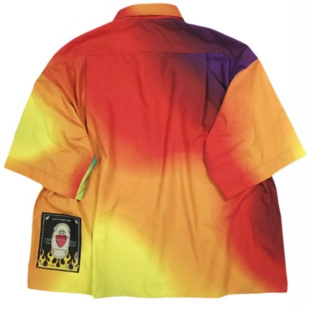 TENDER PERSON テンダーパーソン 22SS 日本製 THERMOGRAPHY SHIRT MORING サーモグラフィー オーバーサイズシャツ GB-TO-4202 4 半袖 |  | 01