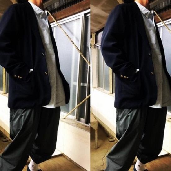 新品 SSZ いざ鎌倉 BLAZER JACKET ブレザー ジャケット SSZ エスエスズィー 20SS BLAZER JACKET 金ボタン オーバーサイズ