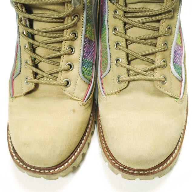 SUICOKE x is-ness スイコック イズネス 別注 レースアップワークブーツ US6(24cm) ベージュ シューズ g23903 |  | 04