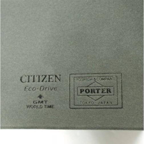 CITIZEN x PORTER シチズン ポーター 別注 GMT WORLD TIME シルバー ブラック文字盤 ウォッチ 腕時計 g23906 |  | 09