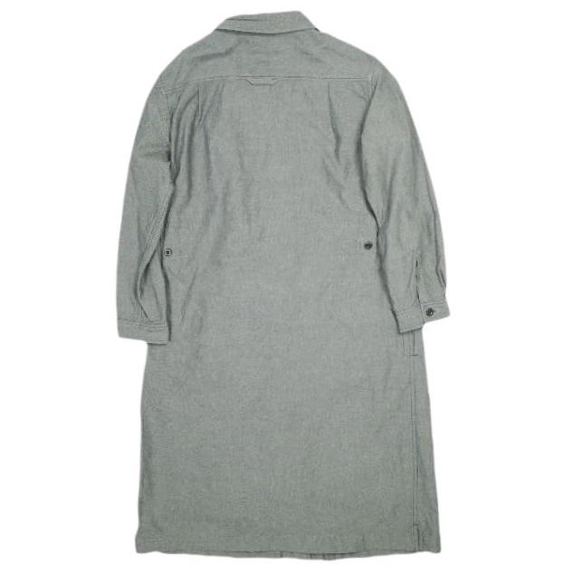 MHL. エムエイチエル マーガレットハウエル 日本製 オックスフォードシャツワンピース 595-158551 1 グレー トップス g23916 |  | 01
