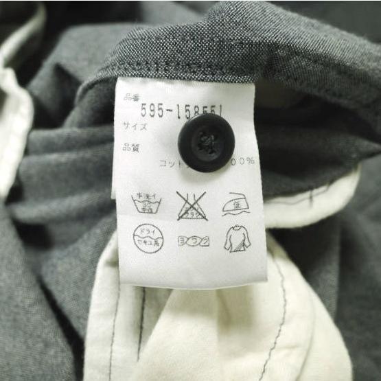 MHL. エムエイチエル マーガレットハウエル 日本製 オックスフォードシャツワンピース 595-158551 1 グレー トップス g23916 |  | 06