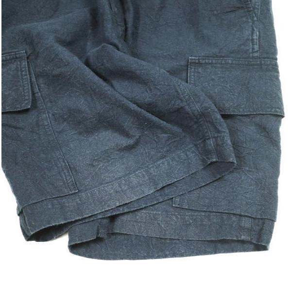 Neweye ニューアイ 22SS Garden S/S Shorts リネンコットン ガーデンショーツ NE22S006 NAVY イージー カーゴ ショートパンツ UI PRODUCT |  | 06