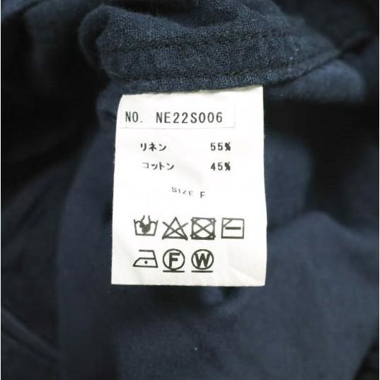 Neweye ニューアイ 22SS Garden S/S Shorts リネンコットン ガーデンショーツ NE22S006 NAVY イージー カーゴ ショートパンツ UI PRODUCT |  | 08