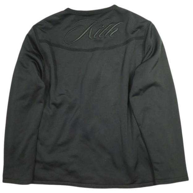 KITH NYC キスニューヨークシティ 24AW ポリエステルジャージー ダブルチャイナジャケット 24080060000940 M BLACK ノーカラー キモノ |  | 01