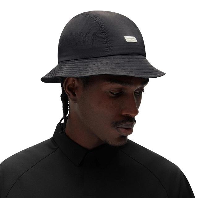 KITH NYC キスニューヨークシティ 25SS K-Tech Wrinkle Nylon Camper Bucket Hat ナイロンバケットハット 25095060005210 Black 帽子 |  | 02