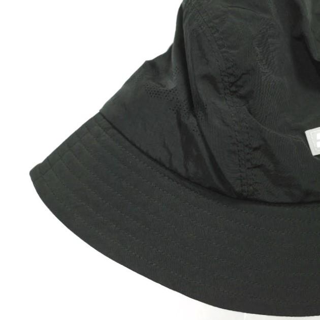 KITH NYC キスニューヨークシティ 25SS K-Tech Wrinkle Nylon Camper Bucket Hat ナイロンバケットハット 25095060005210 Black 帽子 |  | 05