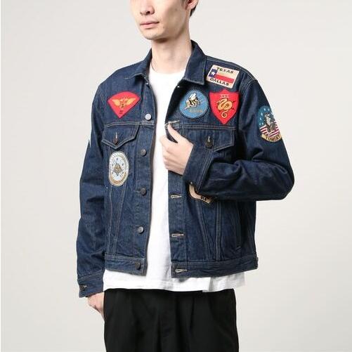AVIREX アヴィレックス TYPE BLUE TOP GUN DENIM JACKET トップガン デニムジャケット 6112113 L Indigo Gジャン 3rd アウター g23941 |  | 02