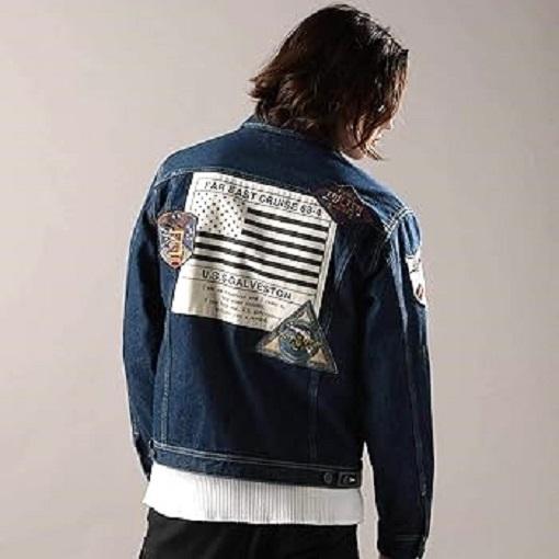 AVIREX アヴィレックス TYPE BLUE TOP GUN DENIM JACKET トップガン デニムジャケット 6112113 L Indigo Gジャン 3rd アウター g23941 |  | 03