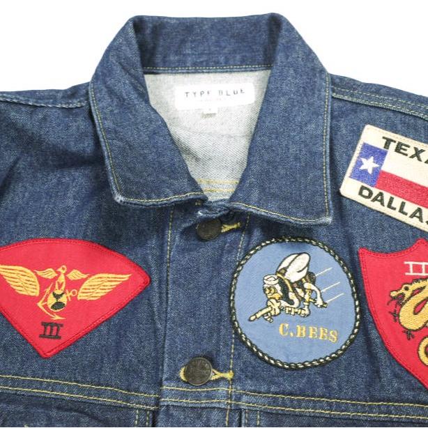 AVIREX アヴィレックス TYPE BLUE TOP GUN DENIM JACKET トップガン デニムジャケット 6112113 L Indigo Gジャン 3rd アウター g23941 |  | 04