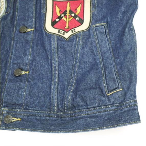 AVIREX アヴィレックス TYPE BLUE TOP GUN DENIM JACKET トップガン デニムジャケット 6112113 L Indigo Gジャン 3rd アウター AVIREX アヴィレックス TYPE BLUE TOP GUN DENIM JACKET トップガン