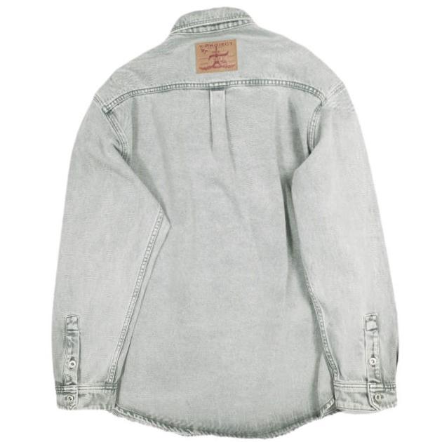 Y/PROJECT ワイプロジェクト 24AW Evergreen Paris' Best Patch Denim Shirt エバーグリーン パリベストパッチ デニムシャツ 207SI002 M |  | 01