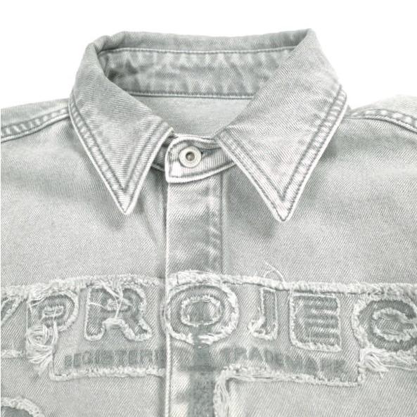 Y/PROJECT ワイプロジェクト 24AW Evergreen Paris' Best Patch Denim Shirt エバーグリーン パリベストパッチ デニムシャツ 207SI002 M |  | 03