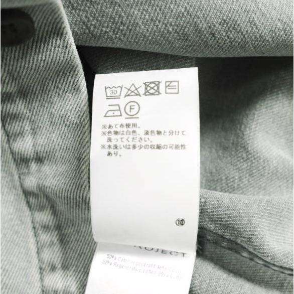 Y/PROJECT ワイプロジェクト 24AW Evergreen Paris' Best Patch Denim Shirt エバーグリーン パリベストパッチ デニムシャツ 207SI002 M |  | 09