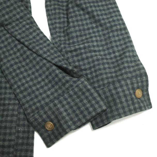 Vivienne Westwood Red Label ヴィヴィアンウエストウッド オーブ刺繍チェックシャツワンピース 17-12-532010 Gray/Navy VWW 左右非対称 |  | 03