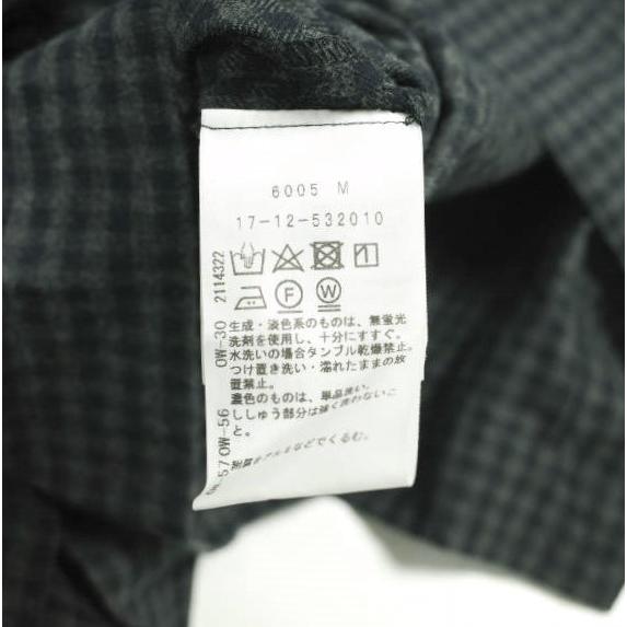 Vivienne Westwood Red Label ヴィヴィアンウエストウッド オーブ刺繍チェックシャツワンピース 17-12-532010 Gray/Navy VWW 左右非対称 |  | 06