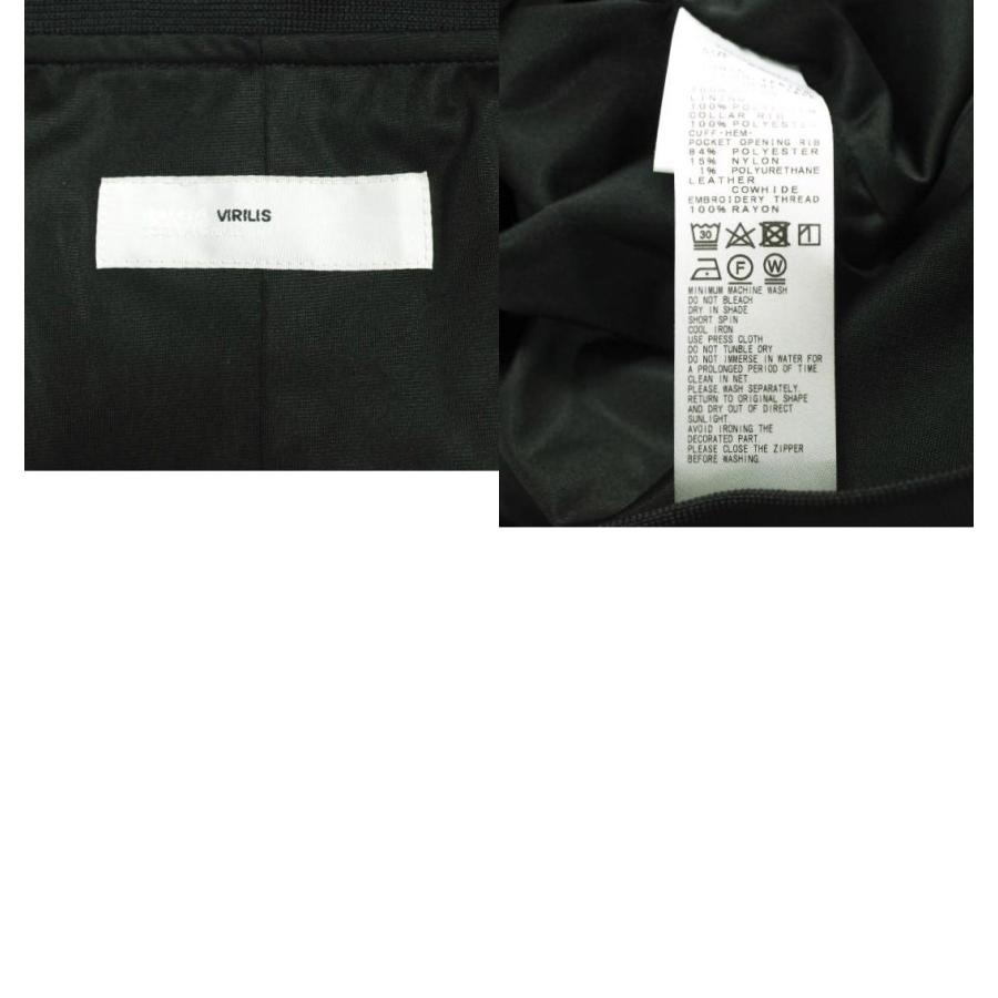 新品 TOGA VIRILIS トーガビリリース 24SS 日本製 TRACK JACKET トラックジャケット TV241-JC327 44 BLACK 定価64,900円 ジャージー g23949 |  | 09