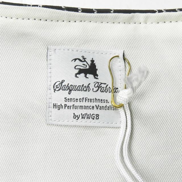 新品 SASQUATCHfabrix. 18AW PRIMITIVE NEEDLEWORK JACKET 民族刺繍ノーカラーブルゾン 18AW